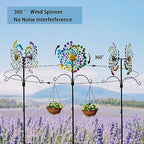 Large Metal Kinetic Wind Spinners Outdoor Garden Yard Decor - Image 6