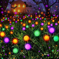 6PK Halloween Decorations Outdoor Solar Firefly Lights Orange Purple Green by Albelt