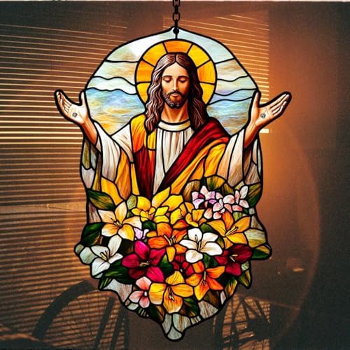 Jesus Acrylic Suncatcher - Image 7