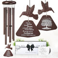 32 inch Bronze Hummingbird Memorial Wind Chimes for Loss of Loved One by CaptainD%C3%A9cor