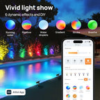 Linkind Smart Solar Spotlights Outdoor SL5 Upgraded, Halloween Solar Lights - Image 5