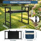 Garden Kneeler and Seat for Seniors – Heavy Duty Anti-Tip Gardening Stool - Image 2
