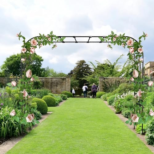 25MM Thickened Garden Arch Trellis – 126"(L) x 105"(H) Arbor - Image 6