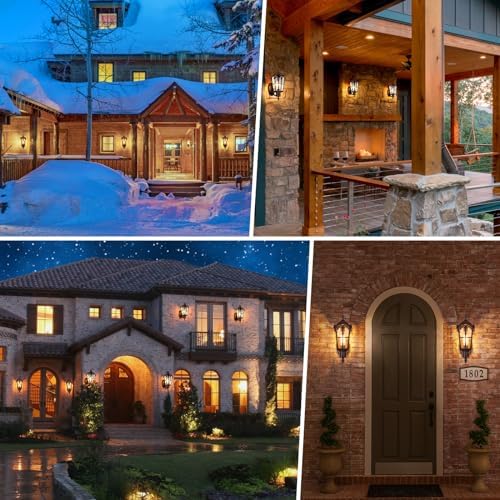 16’’ Large Outdoor Wall Light Fixture, Exterior Wall Lantern Sconce - Image 7