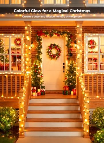 Minetom 4 Pack Solar-Christmas-Lights-Outdoor, Total 157FT, 400 LEDs - Image 2