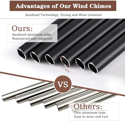 Soopau Sympathy Gifts for Loss of Son, Memorial Wind Chimes for Loss of Son, Grief Wind Chimes Son, Bereavement Condolence Funeral Gifts for Loss of Son, Windchimes in Memory of A Loved Son - Image 5