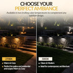 (4 Pack) 13” 12V Retaining Wall Lights 2.5W for Landscape Lighting - 3000k - Image 6
