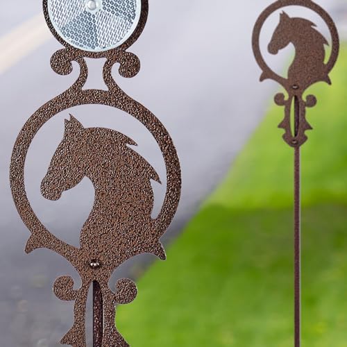 Touch of Class Pathways Driveway Marker Stake, Horse, Bronze, Set of 2 - Image 4