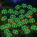Solar Garden Lights Outdoor, Upgraded Solar Swaying Starburst Light Waterproof with 2 Modes, Solar Fairy Firework Lights for Yard Patio Pathway Flowerbed Balcony Garden Decoration (Green, 4 Pack) by AYwyYjCh