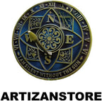 Brass Garden Sundial – Brass Rosette Sundial. - Image 3