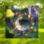 Cresent Moon Witch Halloween Acrylic Suncatcher - Image 3