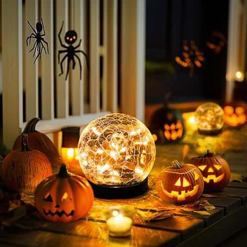 Solar Globe Lights Outdoor Waterproof-Solar Garden Lights 4 Pack - Image 6