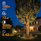 Outdoor Ring Tree Lights 6 Pack, Landscape Uplighting for Trees - Image 4