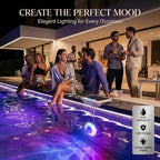 Solar Pool Lights for Ground & Inground Pool (White-2 Pack) - Image 2