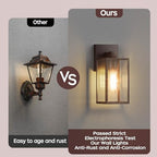WIHTU Outdoor Front Porch Light Wall Mount, Exterior Lighting Fixtures - Image 5
