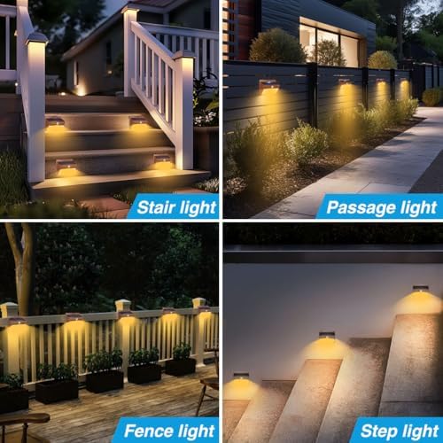 Peasur 10 Pack Solar Motion Sensor Lights Outdoor Waterproof with 3 Modes - Image 5
