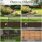 No Dig Garden Fence Outdoor for Yard, 32in (H) x 11.8ft(L) - Image 5