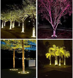 Tree Hugging Lights - Outdoor Ring Tree Light, 24V/220V IP65 Waterproof Landscape Spotlight, Tree Hug Uplights for Garden Pathway Accent, Circular Wrap Around Lamp(Red,12W(24v)) - Image 7