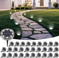 LOTMOS 30 Pack Solar Ground Lights, Solar Lights Outdoor Waterproof IP68 by LOTMOS