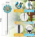 MLKNK Wind Spinners for Yard and Garden - Wind Sculptures & Spinners - Image 3