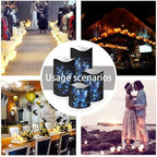 LED Flameless Candles with Remote Set of 4 Butterfly Battery Operated Pillar Candles with Timer Color Changing Electric Candles for Wedding Table Festival Decorations - Image 7