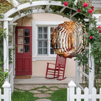 10 Inch Yellow Leaves Forest Wind Spinner for Yard and Garden, Trees Modern Art Hanging Ornaments Outdoor 3D Kinetic Wind Sculpture Spinners Indoor Outdoor Patio Décor Ornaments Gift - Image 4