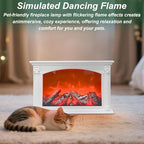Fireplace Lanterns Decorative,Large LED Fireplace Lamp,Fake Fireplace Decor - Image 2