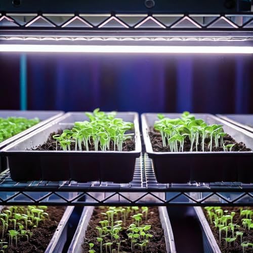 SunBlaster SL0900304 54 Watt 6400K 4' 120V Hydroponic Grow Light Lamp Ballast Fixture with NanoTech T5HO Reflector for Indoor Home Gardens and Plants - Image 5