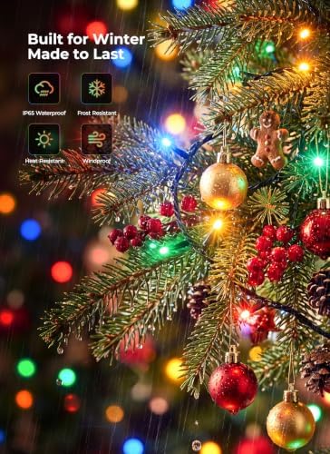 Minetom 6 Pack Solar-Christmas-Lights-Outdoor, Total 236FT, 600 LEDs - Image 3