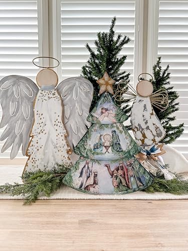 The Round Top Collection - Nativity Tree - Metal - Image 4