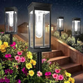 8 Pack Solar Pathway Lights Outdoor,IP65 Waterproof - Bright Solar Lights Outdoor,Auto On/Off Pathway Lights Solar Powered,Solar Path Lights for Walkway Driveway Garden (Cool White) by SolarPathwayLights