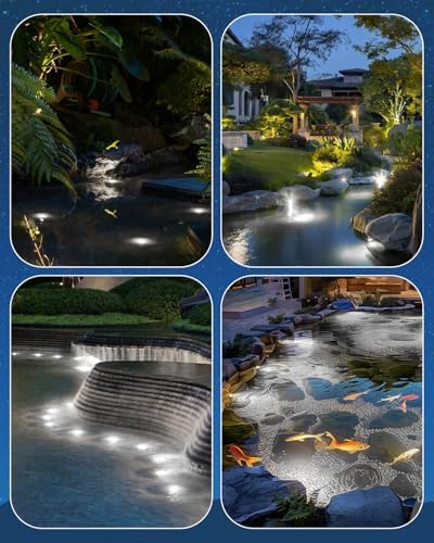 HIBOITEC 3W Pond Light LED Underwater 4000K Low Voltage Pond Lights, 4Pack - Image 6
