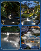 HIBOITEC 3W Pond Light LED Underwater 4000K Low Voltage Pond Lights, 4Pack - Image 6