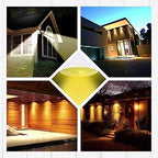 4 Pack PAR38 Amber Yellow LED Bug Light Bulb Outdoor LED Flood Light Bulb 17W 170 Watt Equivalent Dimmable Waterproof E26 Bug LED Yellow Light Bulbs Warm Bug-Free Lighting for Home Insect Repellent - Image 6