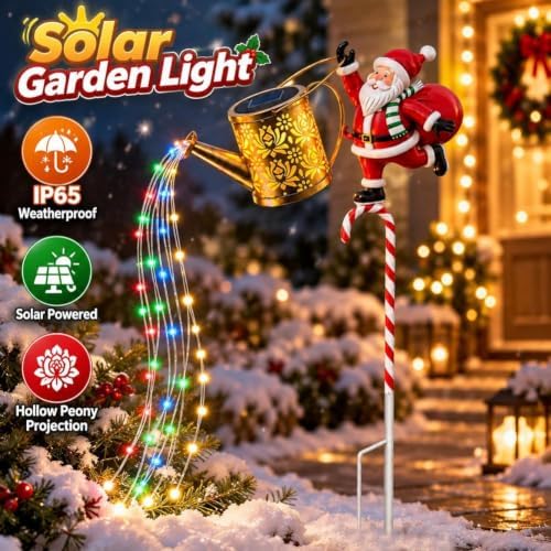 Christmas Solar Kettle Lights Garden Lawn Decorative Lights - Image 4
