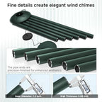 45" Large Wind Chimes for Outside, 6 Thick and Bold Aluminum Tubes (Forest) - Image 3