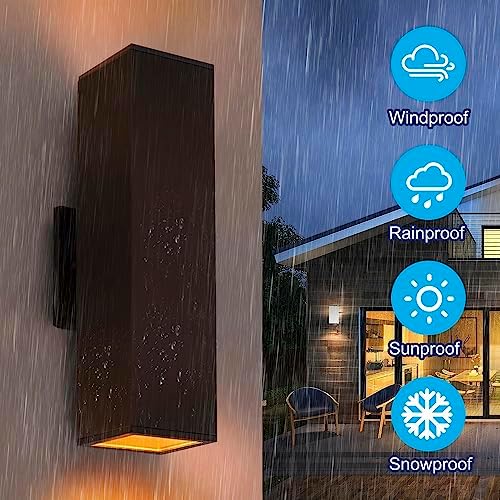 rosykite Outdoor Wall Lights with Photocell Sensor, Exterior Sconce - Image 3