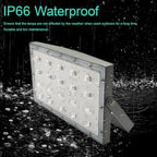 LED Rainbow Light RGB Flood Light 110V 40W IP65 Waterproof for Garden Backyard Outdoors - Image 4