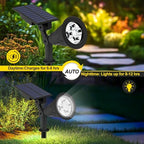 T-SUN Solar Spot Lights Outdoor Waterproof,Solar Landscape Spotlights,1Pack - Image 4