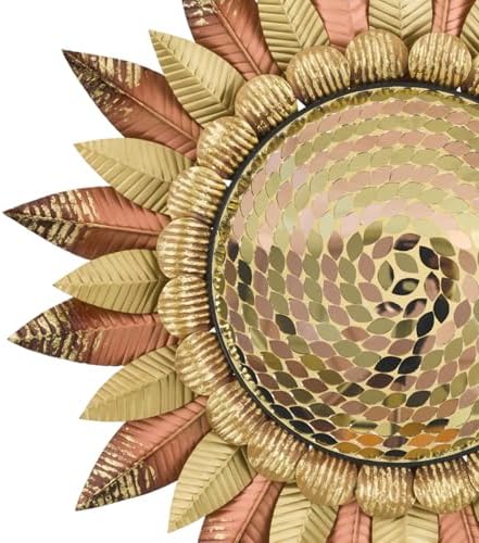 Regal Art & Gift Large Metal Sun Wall Decor, Indoor & Outdoor Sunburst Art - Image 2