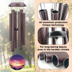 Personalized Memorial Wind Chimes Gift for Heaven Mom Dad - Image 7