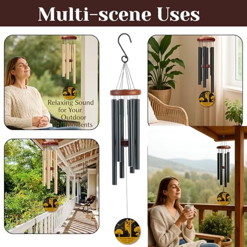 Personalized Lineman Memorial Wind Chime – “in Loving Memory of” Custom Name & Years – Sympathy Gift for Utility Worker Families – Outdoor Remembrance Windchime for Loss of Loved One - Image 7