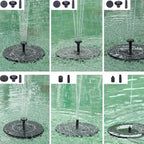 Floating Solars Bird Bath Water Fountains Light Garden Waterfalls Fountains Pond Panel Powered Water Pumps Garden Oxygenation Pumps for Pond - Image 6