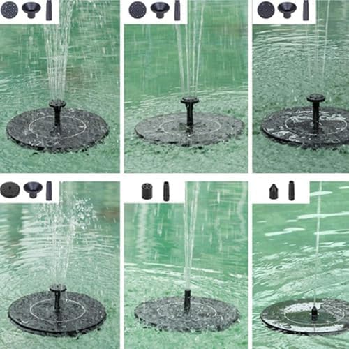 Floating Solars Bird Bath Water Fountains Light Garden Waterfalls Fountains Pond Panel Powered Water Pumps Garden Oxygenation Pumps for Pond - Image 6