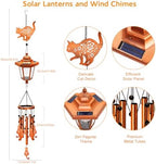 VOOKRY Solar Wind Chimes for Outside, Butterfly Gifts for Women Birthday - Image 2
