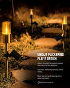 Yoolax Solar Torch Lights Waterproof Dusk to Dawn Pathway Lights - Image 4