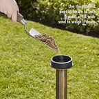 Westcharm 28 Inch Lightweight Poly Resin Outdoor Birdbath for Outside with Decoration Pedestal Base Stand - Pedestal Bird Bath for Outdoors Yard and Garden - Antique Bronze - Image 7