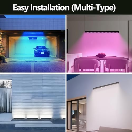 Linkable LED Light Bar Outdoor Color-Changing, 40″ RGBCW Wall Washer Light, 180W Smart Bluetooth App & Remote Control, 2700K-6500K Tunable White, IP65, for Stage, DJ, Home Patio & Commercial - Image 3