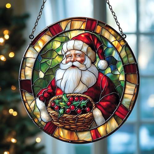 Santa Claus Acrylic Suncatcher by AVAGAN