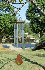 Nature's Melody PG28SV 28-Inch Premiere Grande Wind Chime - Silver - Image 3